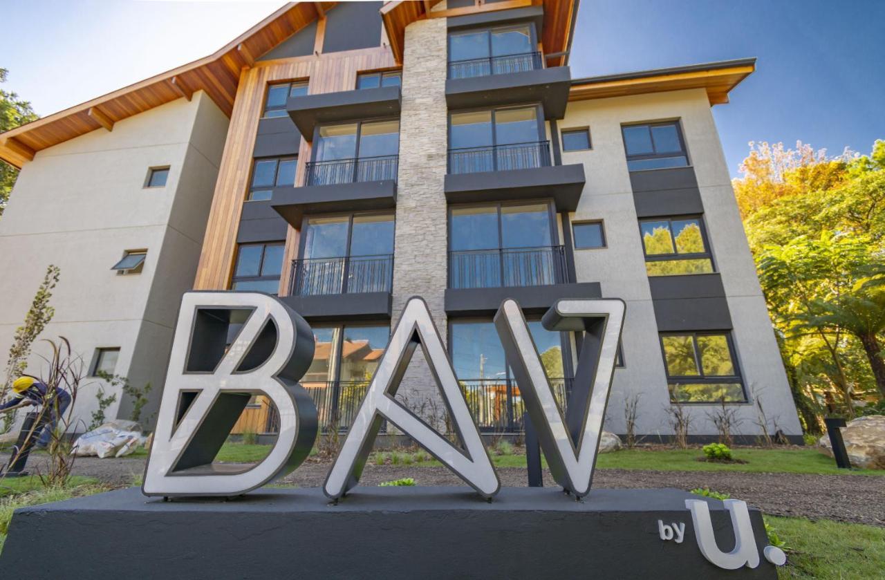Rosa Edificio Bav Apartamento Gramado Exterior foto
